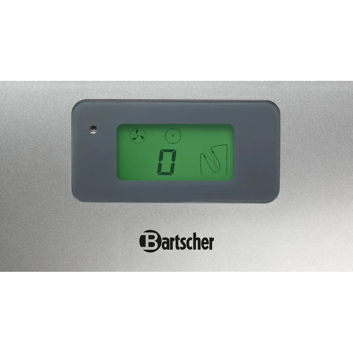 Bartscher 850002 Händetrockner Jet 1800 Anzeigetafel, digital display, Bedienfeld, grüne Hintergrundbeleuchtung, Bartscher, Timer?