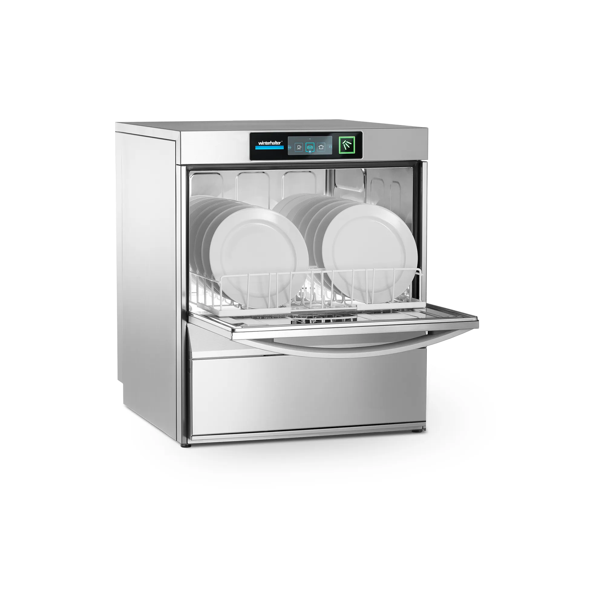 Winterhalter UC-M Geschirrspuelmaschine offen, Geschirrspüler, Spüler, Edelstahl, Korbspüler, Küchengerät