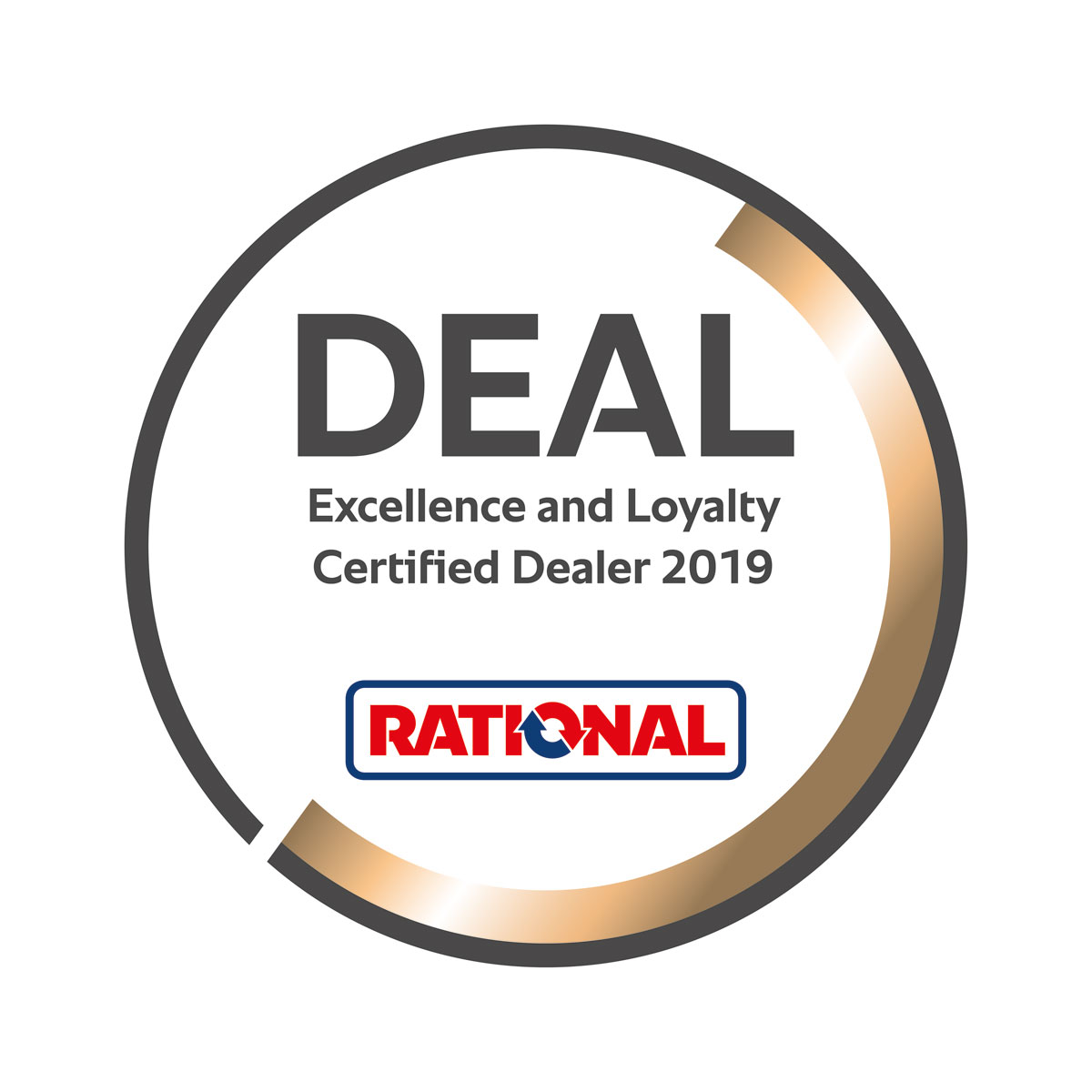 Rational DEAL Button Bronze 2019   Rational DEAL Button Bronze 2019