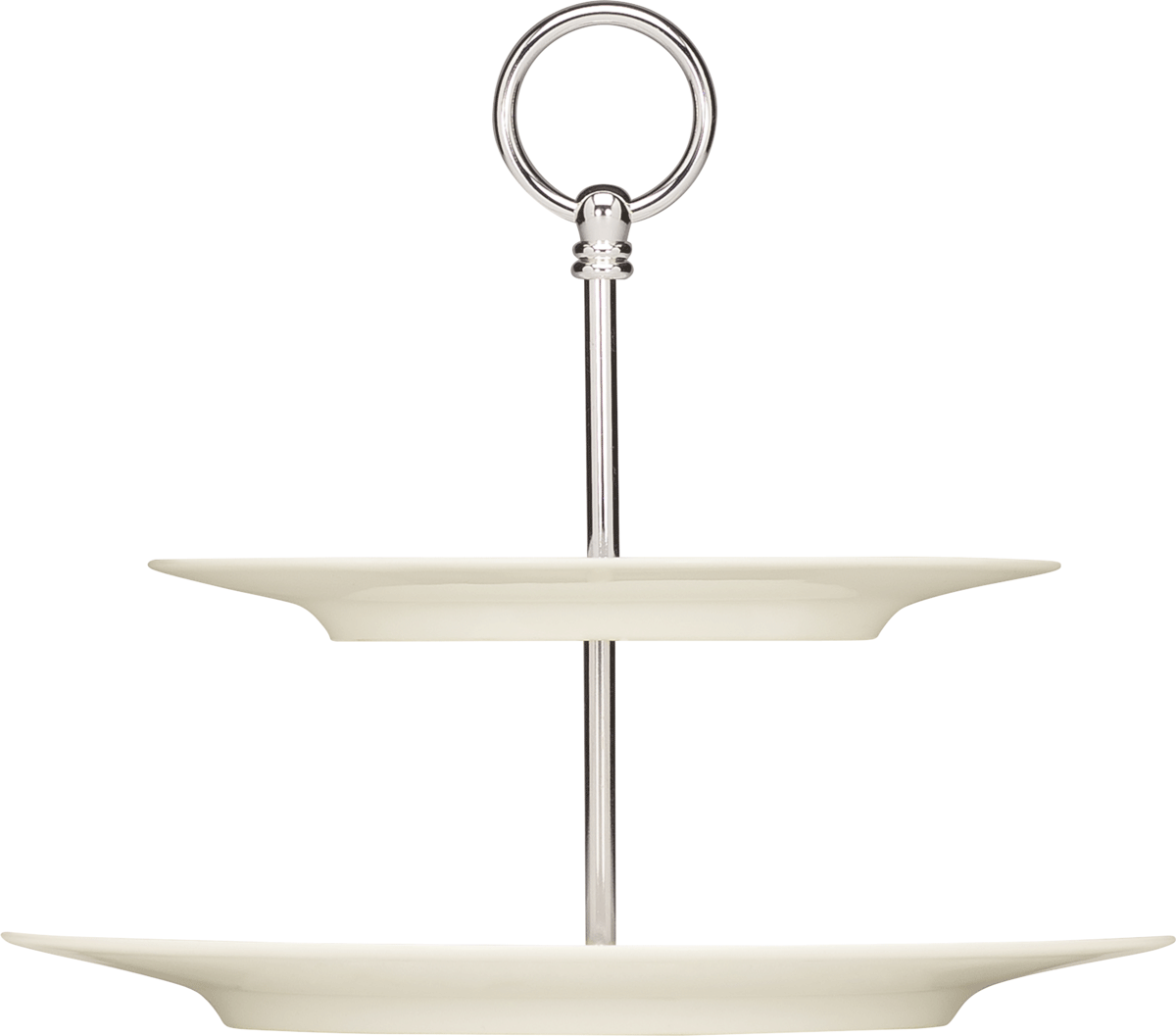 Bauscher Purity Classic Etagere Komplett 2-Fach Teller flach