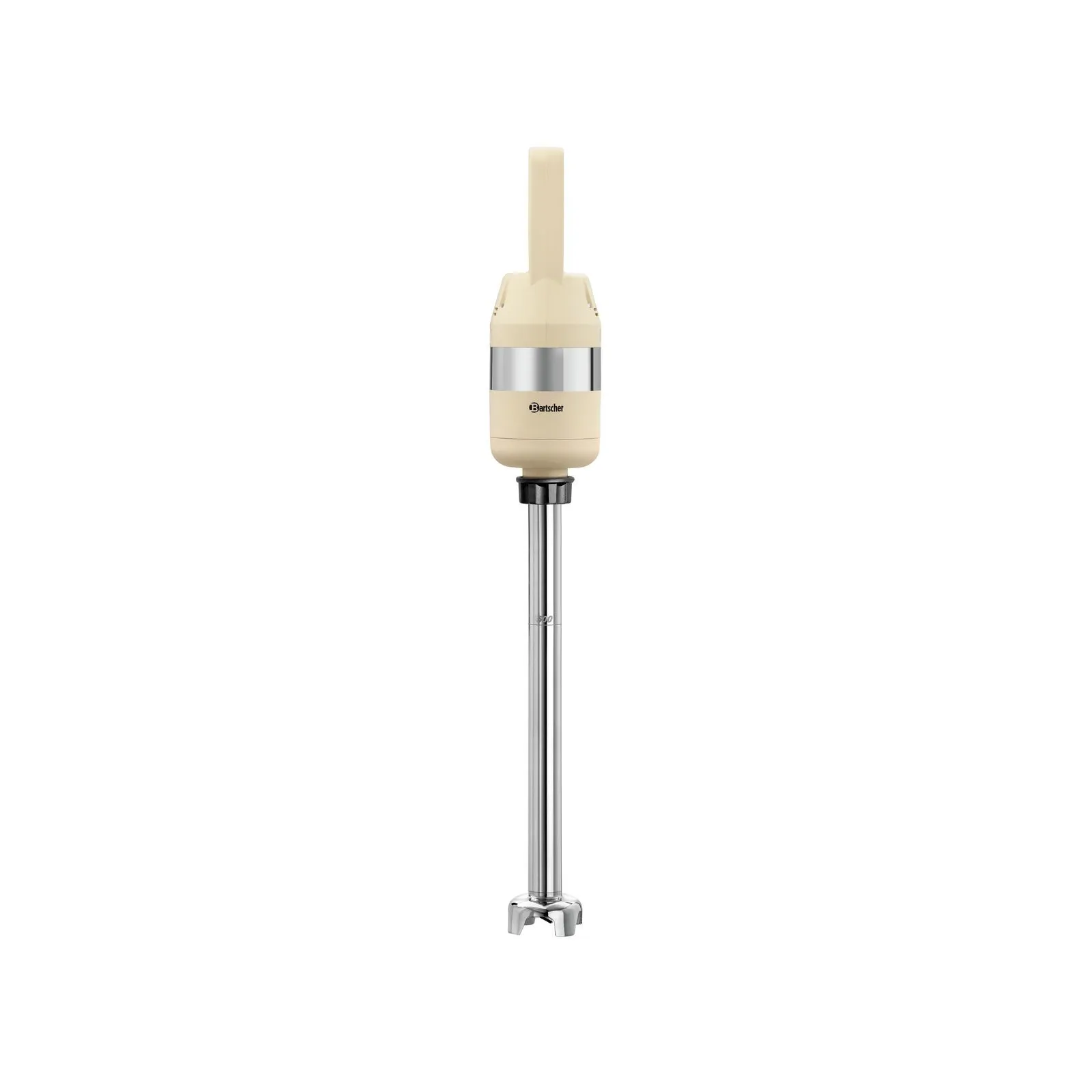 Bartscher 130135 Mixstab STM3 500 Ansicht Komplett, am Stabmixer, Handrührgerät, Stabmixer, Schläger, Schlägerstange, Schlitzschläger