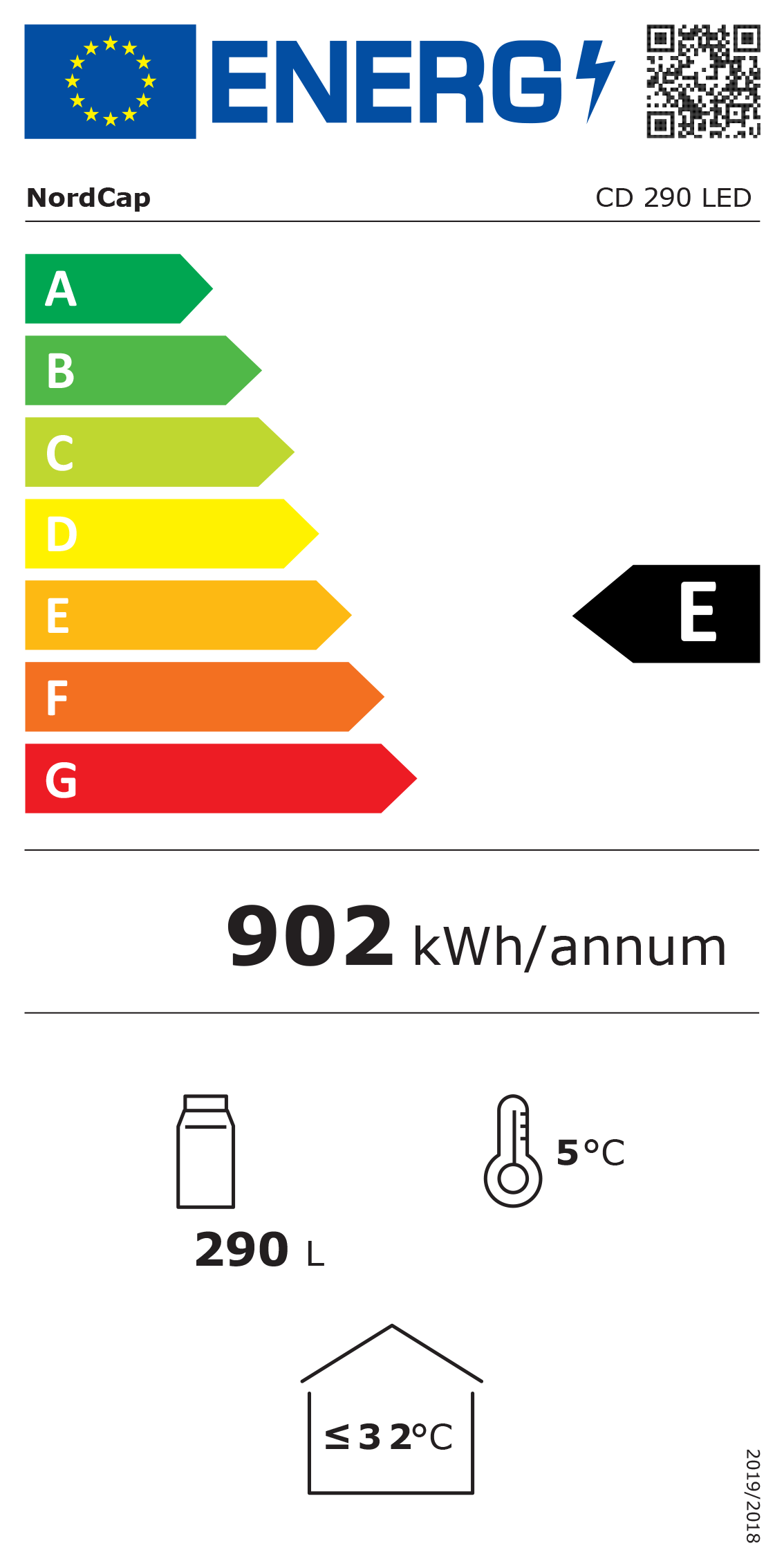 Nordcap 4702902103 Energielabel    Nordcap 4702902103 Energielabel